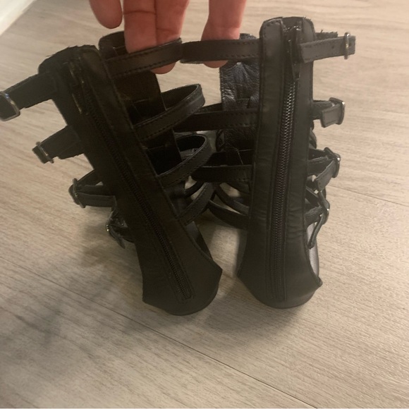 Jeffrey Campbell | TOP-2 black leather gladiator sandal (like new) - Picture 9 of 14